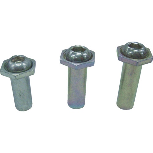 エビ　パック入りＳＴロック（８本入）スティール　１０－１６＿