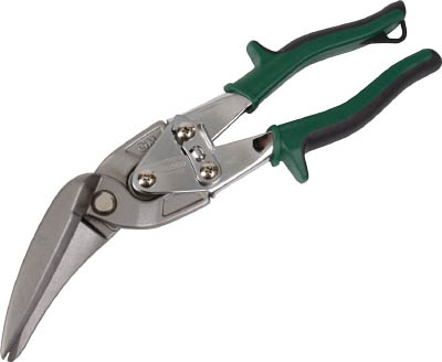 ＴＲＵＳＣＯ　万能金切ハサミ　オフセットロングタイプ　右曲り　４５度＿