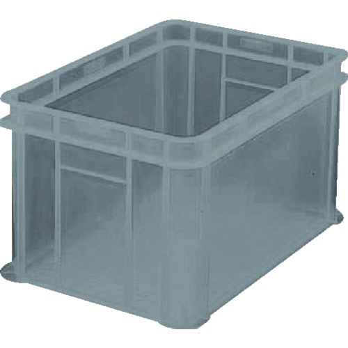 ＴＲＵＳＣＯ　Ｓ型透明コンテナ　５４Ｌ　透明ブラック＿