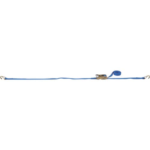 ＴＥＳＡＣ　ラッシングベルト　ベルト荷締機ラチェットバックル式両端ナローフック付＿