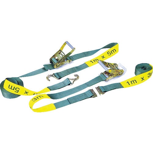 ニッコウ　ラッシングベルト（ベルト荷締機）ナローフック付＿