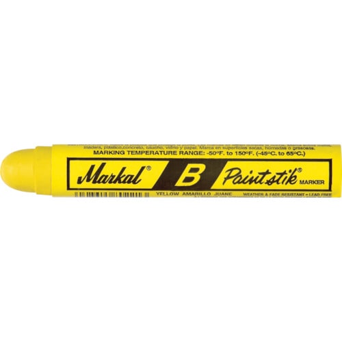 ＬＡＣＯ　Ｍａｒｋａｌ　工業用マーカー　ペイントスティック　Ｂ　黄＿