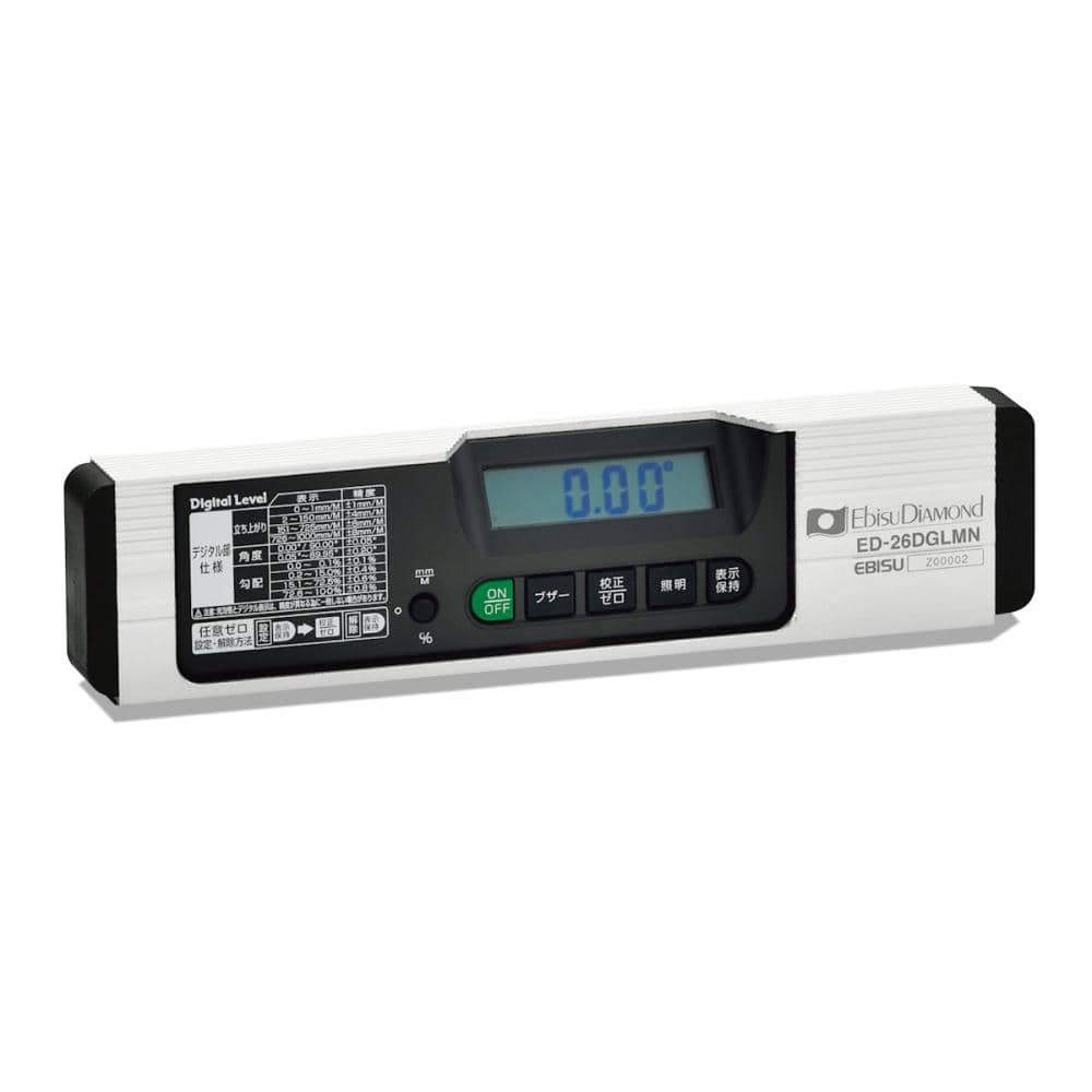 エビスダイヤモンド　磁石付デジタルレベル　２６０ｍｍ　ＥＤ－２６ＤＧＬＭＮ