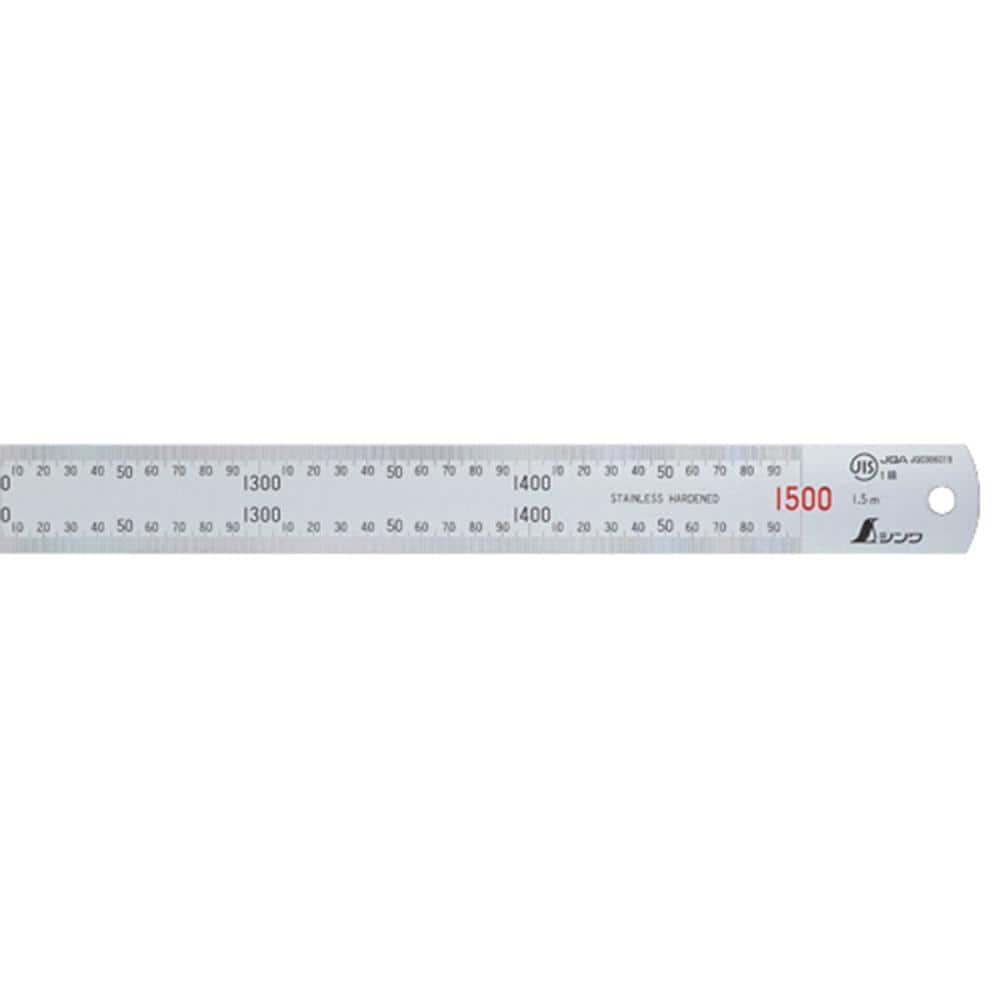 シンワ　直尺ステン１５００ｍｍ