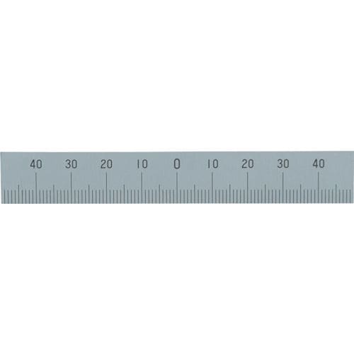 シンワ　マシンスケール１００ｍｍ下段左右振分目盛穴無＿