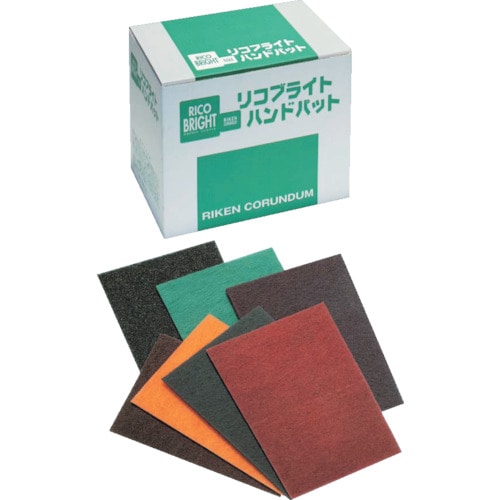 理研コランダム　リコブライトハンドパッド　赤　＃２４０＿