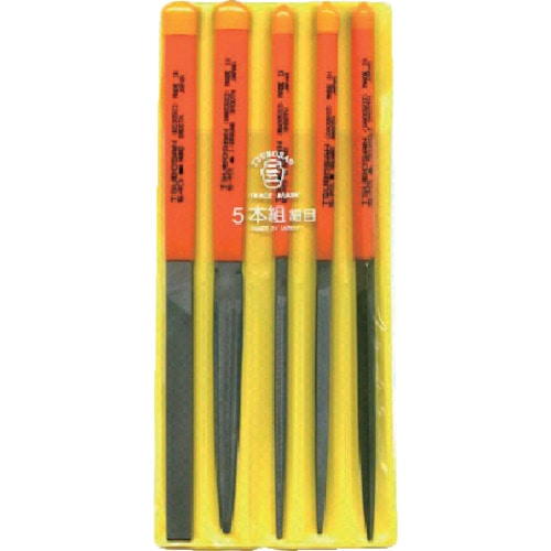 ツボサン　組ヤスリセット５本組　細目＿