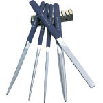 ツボサン　ブライト９００　５本型　三角　中目＿