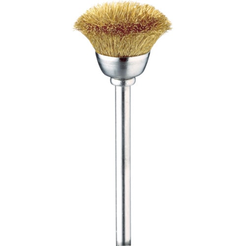 ミニモ　金属ブラシ　カップ　真鍮　１４　（１０本入）＿