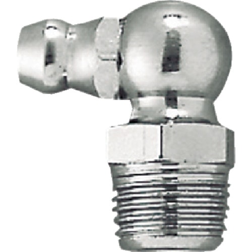 エーゼット　グリースニップル真鍮９０－１／８ＰＴ　３個入