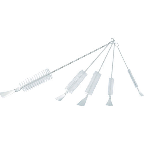 ＴＲＵＳＣＯ　理化学ブラシ　注射器用　ナイロン毛　ステンレス柄１０ｃｃ用＿