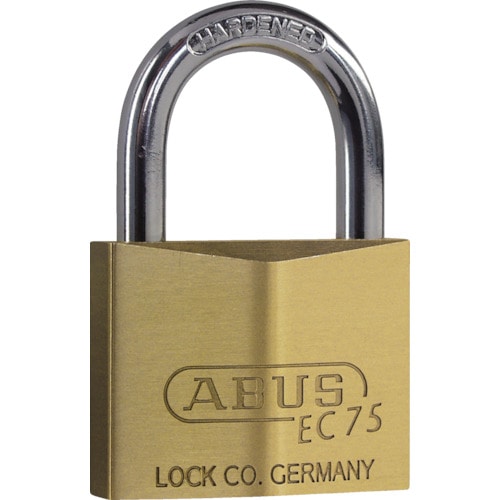 ＡＢＵＳ　真鍮南京錠　ＥＣ７５－５０　ディンプルシリンダー　同番＿