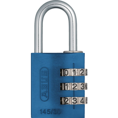ＡＢＵＳ　ナンバー可変式南京錠　１４５－３０　ブルー＿