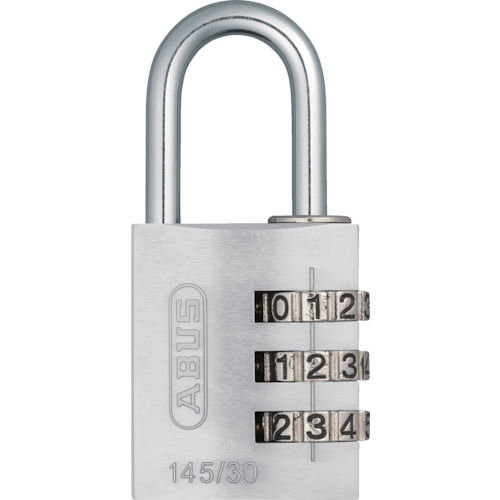 ＡＢＵＳ　ナンバー可変式南京錠　１４５－３０　シルバー＿