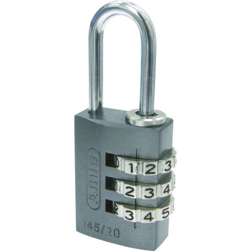 ＡＢＵＳ　ナンバー可変式南京錠　１４５－２０　チタニウム＿