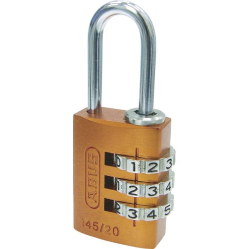 ＡＢＵＳ　ナンバー可変式南京錠　１４５－２０　オレンジ＿
