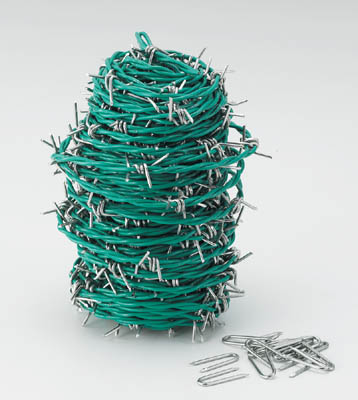 ＴＲＵＳＣＯ　有刺鉄線　カラー　２．０ｍｍＸ１００ｍ＿