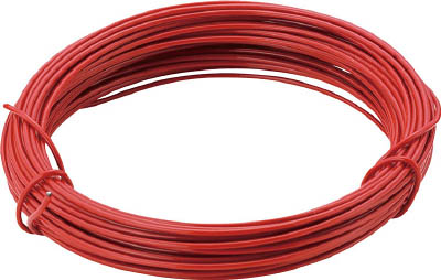 ＴＲＵＳＣＯ　カラー針金　小巻タイプ・２０番手　赤　線径０．９ｍｍ＿