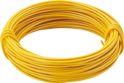 ＴＲＵＳＣＯ　カラー針金　小巻タイプ・１８番手　黄　線径１．２ｍｍ＿