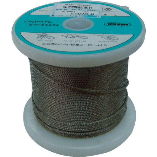 ニッサチェイン　ステンレスワイヤーロープ　３．０ｍｍ×１００ｍ＿