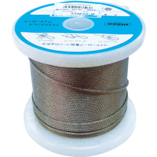 ニッサチェイン　ステンレスワイヤーロープ　０．８１ｍｍ×２００ｍ＿