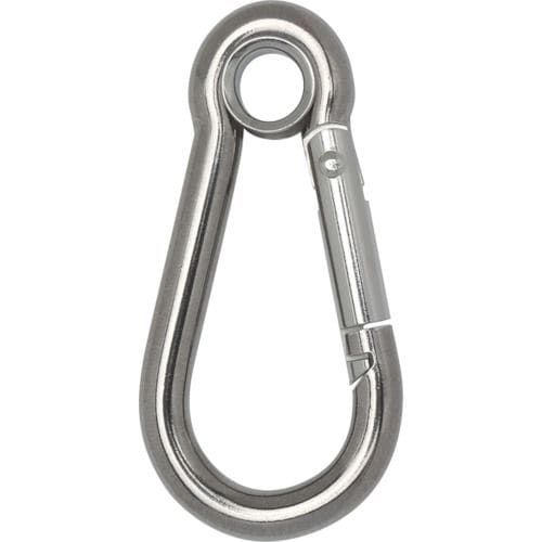 ＴＲＵＳＣＯ　国産ステンレスカラビナハーケン　Ａ型　８×８０ｍｍ＿