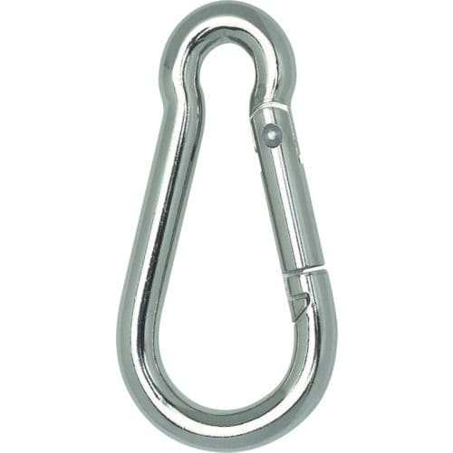 ＴＲＵＳＣＯ　国産カラビナハーケン　Ｂ型　スチール製　１２Ｘ１４０ｍｍ＿