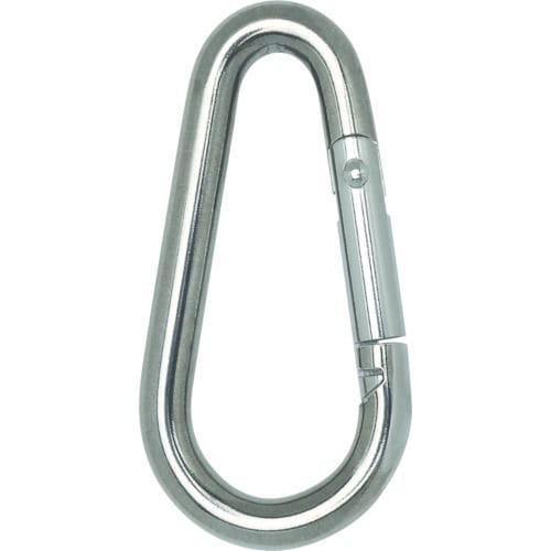 ＴＲＵＳＣＯ　国産ステンレスカラビナハーケン　ＮＳ型　１０Ｘ１１０ｍｍ＿