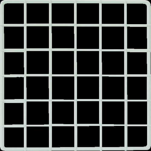 ＷＡＫＩ　メッシュパネル　９００Ｘ９００ｍｍ　白＿