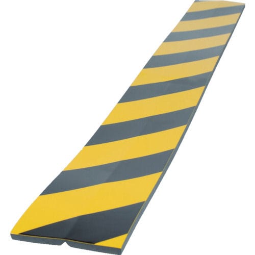 ＴＲＵＳＣＯ　セーフティクッション　コーナー用　幅１００　長さ９１０　黄黒＿