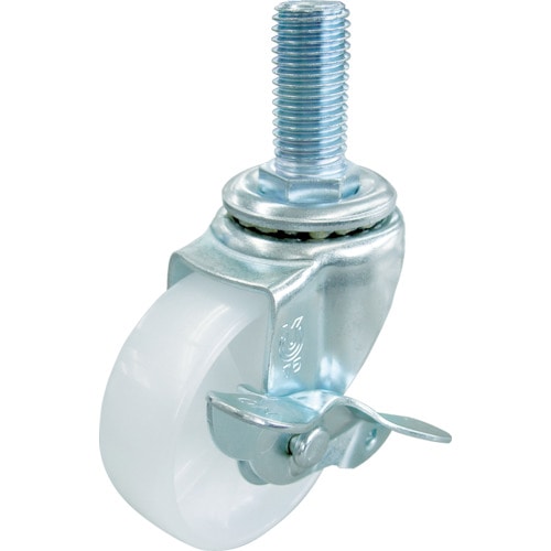 ユーエイ　ねじ込みキャスターＳ付自在車　６５径ナイロン車輪＿