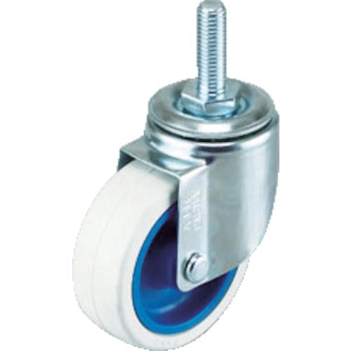 ワコー　エアーキャスターねじ込みタイプ（自在車）７５ｍｍ　ナイロンホイールゴムホ＿