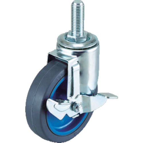 ワコー　エアーキャスターねじ込みタイプ（自在車Ｓ付）１００ｍｍ　ナイロンホイール＿