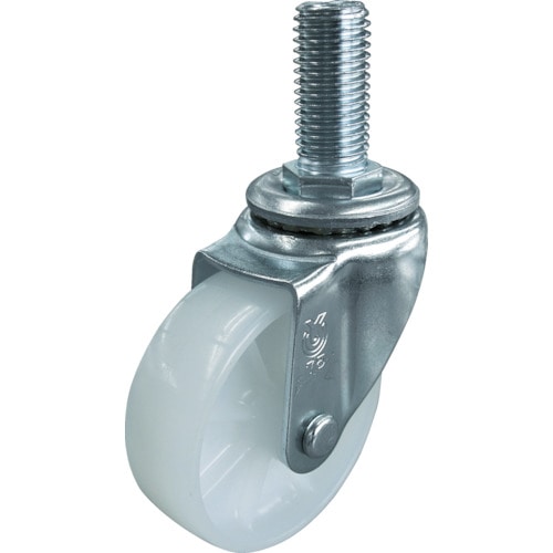 ユーエイ　ねじ込みキャスターＳ付自在車　１００径ナイロン車輪＿