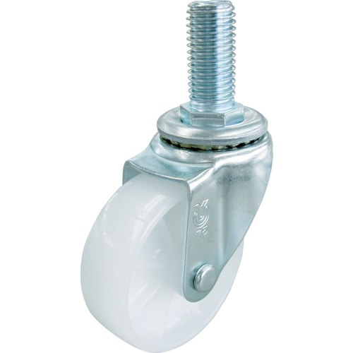 ユーエイ　ねじ込みキャスター自在車　１００径ナイロン車輪＿