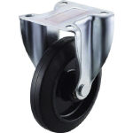 ワコー　エアーキャスター（固定車）　１２５ｍｍ　ゴム車＿