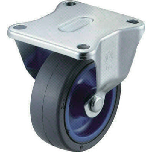 ワコー　エアーキャスター（固定車）１００ｍｍ　ゴム車＿