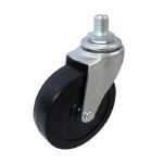 ユーエイ　ねじ込みキャスター自在車　６５径ハードゴム車輪ピッチ１．２５＿