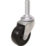 ユーエイ　ねじこみキャスター５０径自在ゴム車輪　Ｍ１２Ｘ３５＿