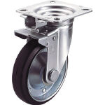 ユーエイ　産業用キャスター旋回固定式自在車　　１５０径ゴム車輪＿
