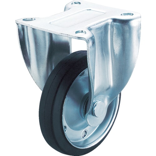 ユーエイ　産業用キャスター固定車　１００径ゴム車輪＿