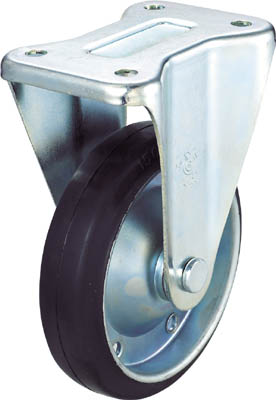 ＴＲＵＳＣＯ　導電性ゴムキャスター　固定　１５０＿