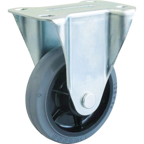 ＴＲＵＳＣＯ　ＴＹＳシリーズ　固定　グレーゴム車１２５ｍｍ＿