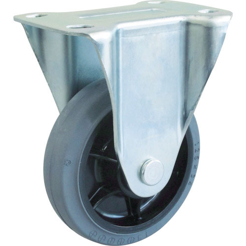 ＴＲＵＳＣＯ　ＴＹＳシリーズ　固定　グレーゴム車１００ｍｍ＿