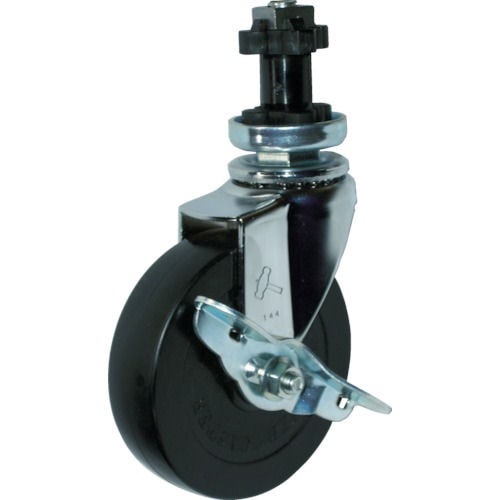 ハンマー　Ｅ型パイプ差し込み３８ｍｍ用　自在ＳＰ付　ゴム車１２５ｍｍ＿