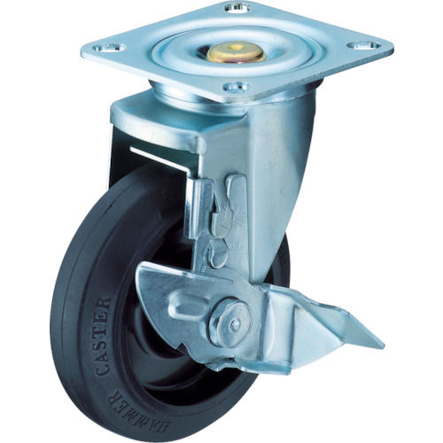 ハンマー　特殊鋼　熱処理金具　自在ＳＰ付　ゴムＢ車　１２５ｍｍ＿