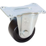 ユーエイ　重量用キャスター　固定車　７５径　強化ナイロン車輪＿