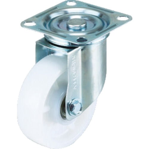 ワコー　エアーキャスター（自在車）　１００ｍｍ　ナイロン（ベアリング入）車＿