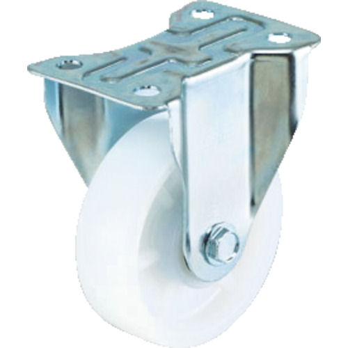 ワコー　エアーキャスター（固定車）　１００ｍｍ　ナイロン（ベアリング入）車＿