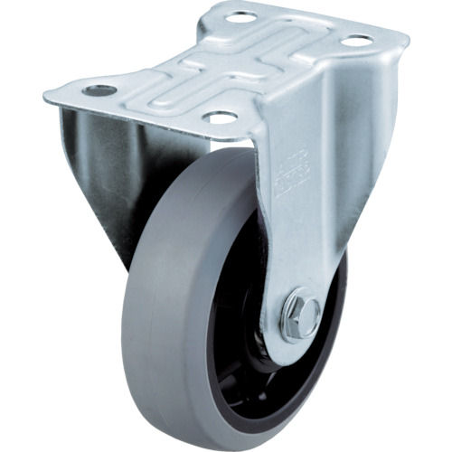 ワコー　エアーキャスター（固定車）　１００ｍｍ　ウレタン車＿